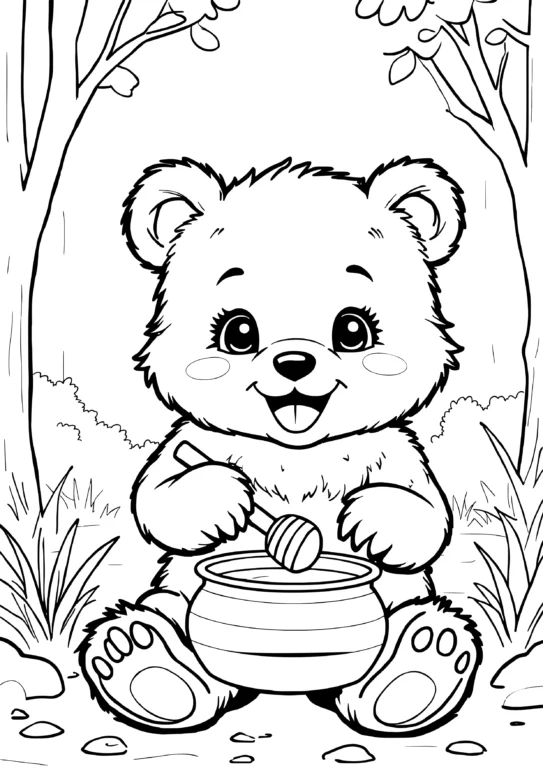 Bear with Honey