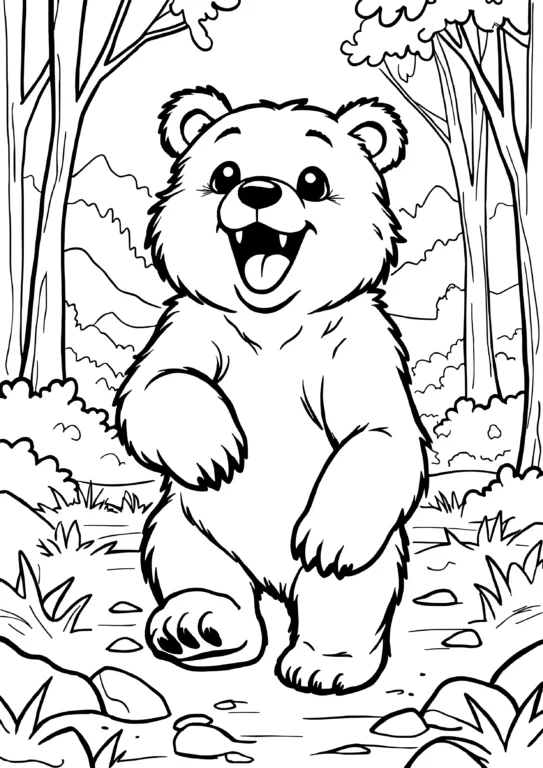 Grizzly Bear Standing