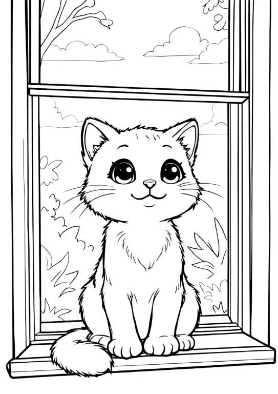 Cat on Windowsill