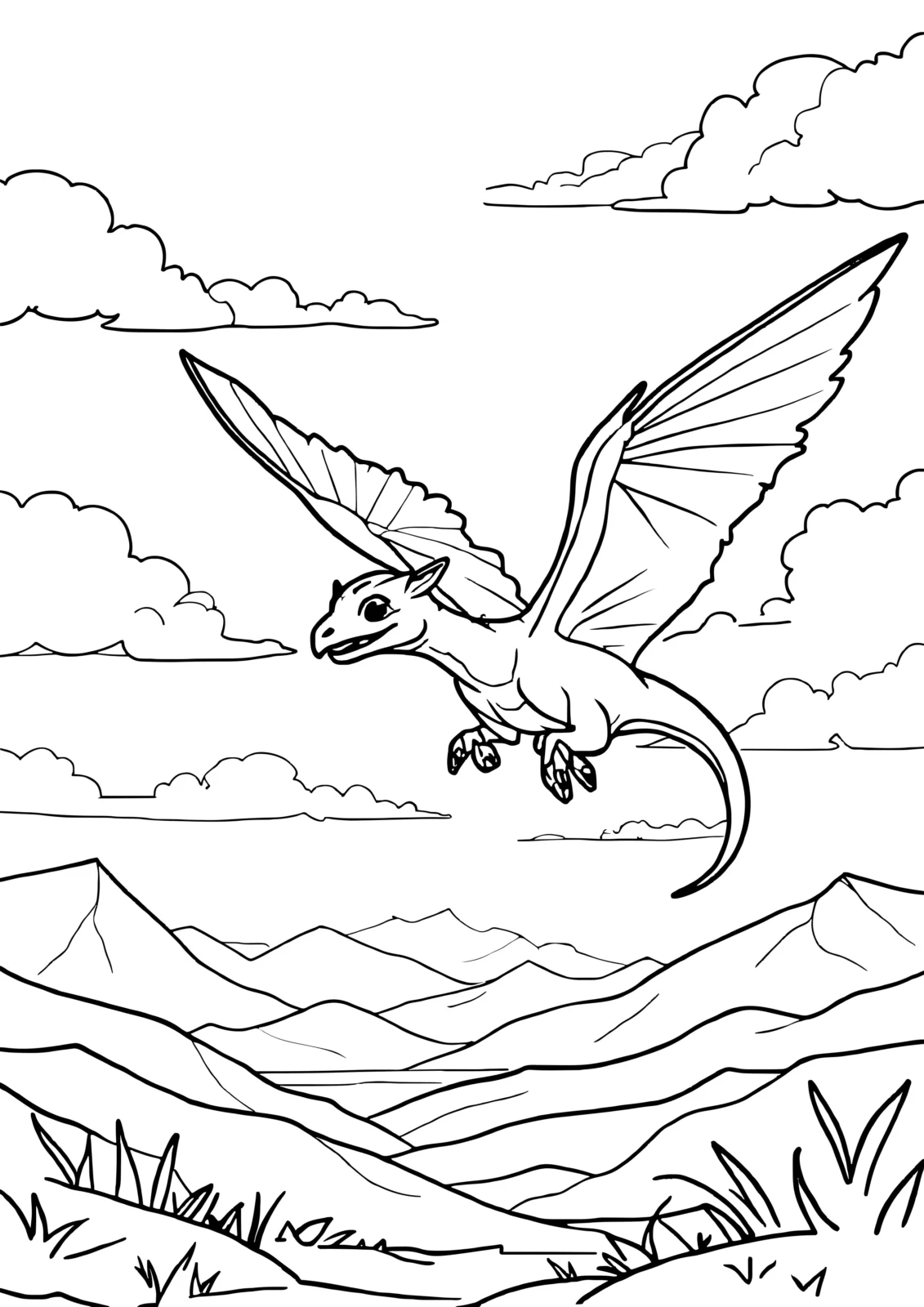 Gliding Pterosaur
