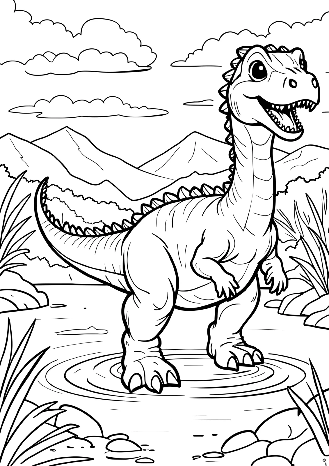 Riverbank Spinosaurus