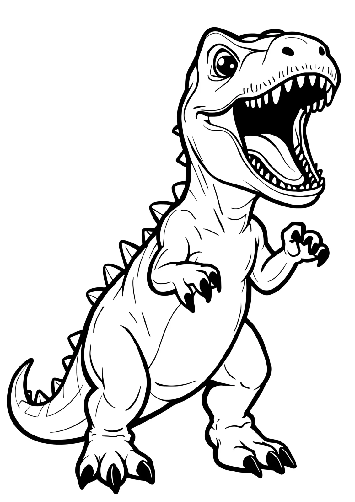 Roaring T-rex