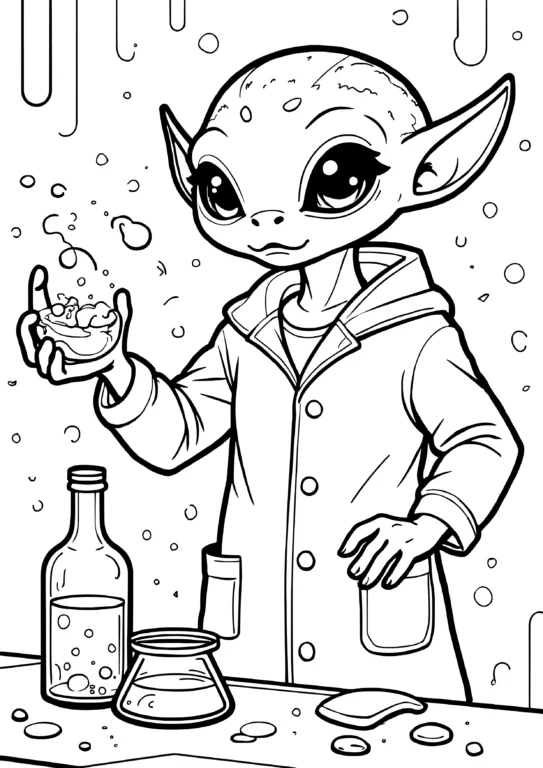 Curious Alien Scientist