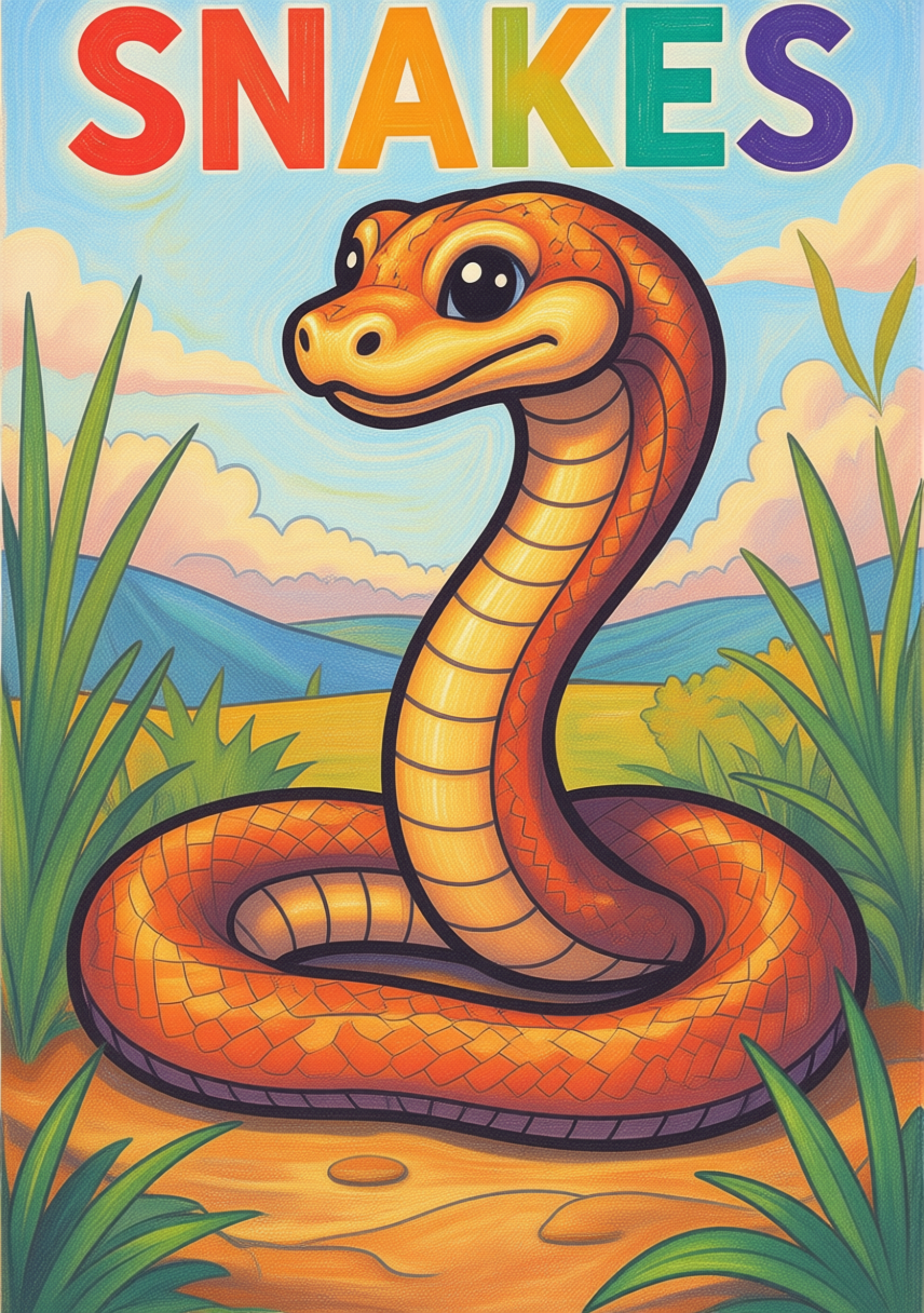 free snakes coloring pages for kids