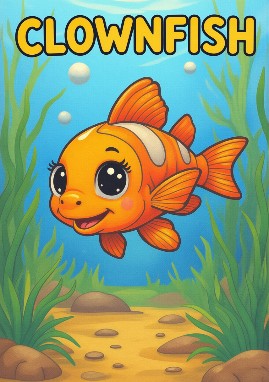 clownfish coloring pages for kids