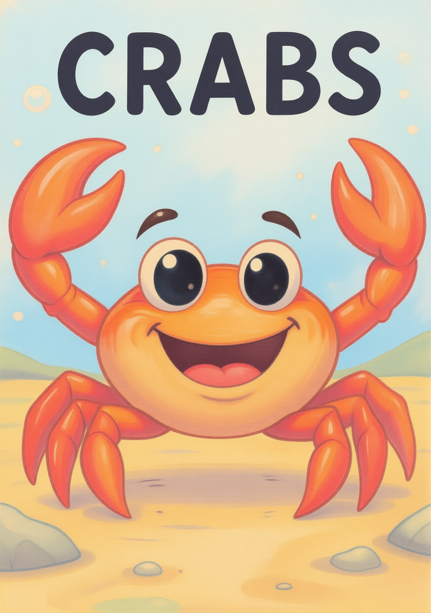 crabs coloring pages for kids