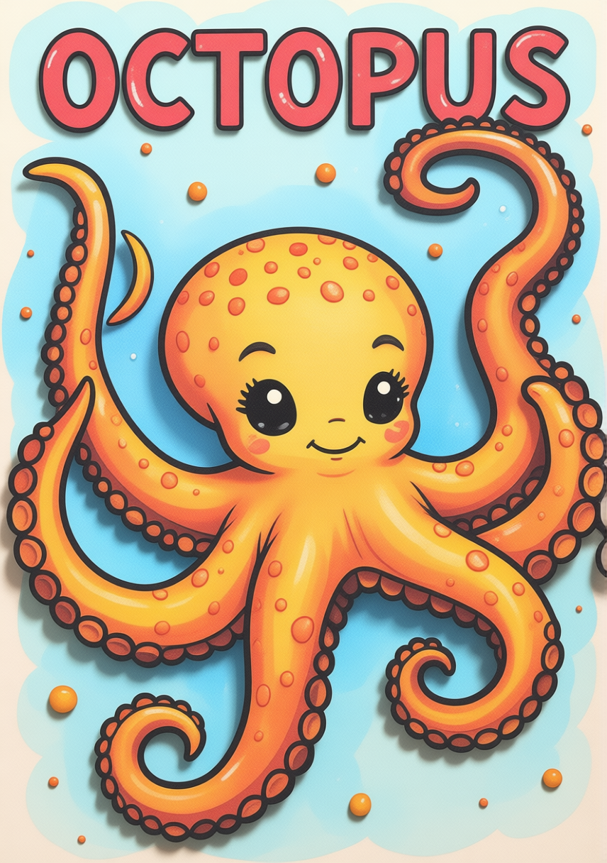 octopus coloring pages for kids