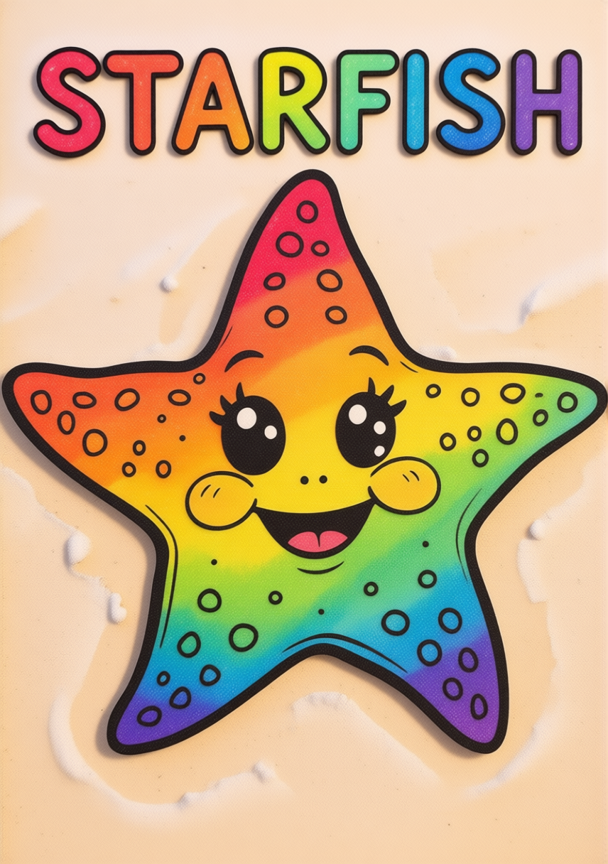 starfish coloring pages for kids