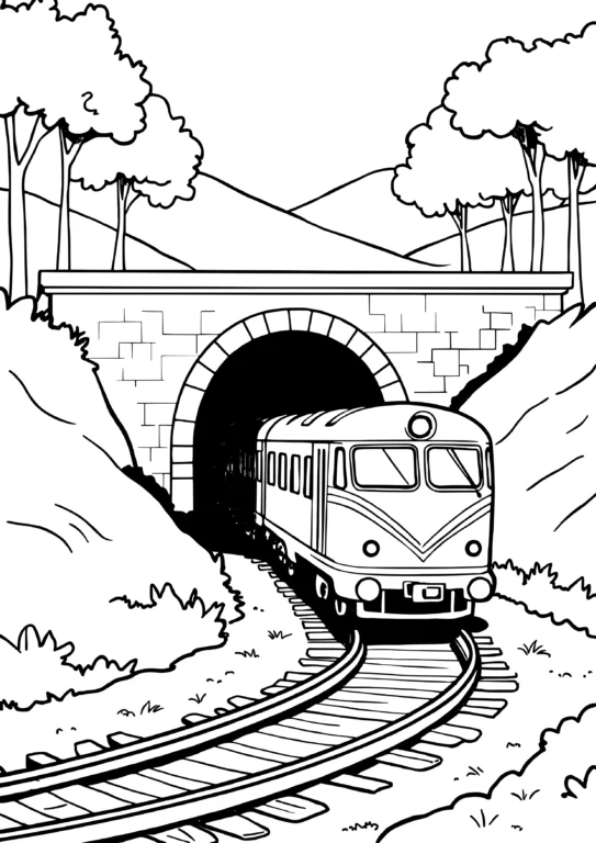 Tunnel Entrance Train