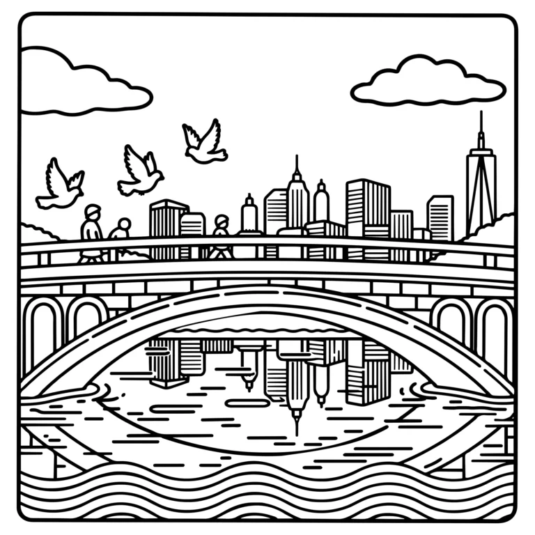 City Bridge Reflections