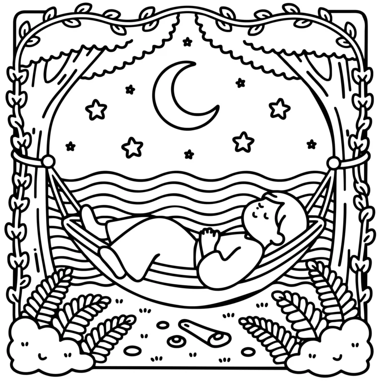 Rest Beneath the Outlined Moon