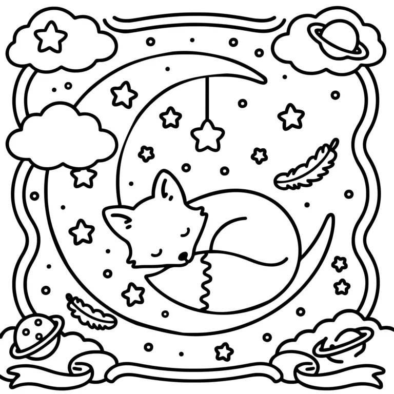 Fox Dreaming on the Moon