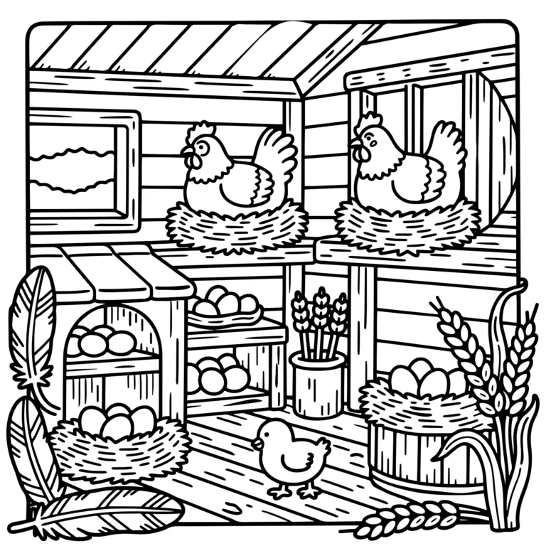 Chicken Coop Morning