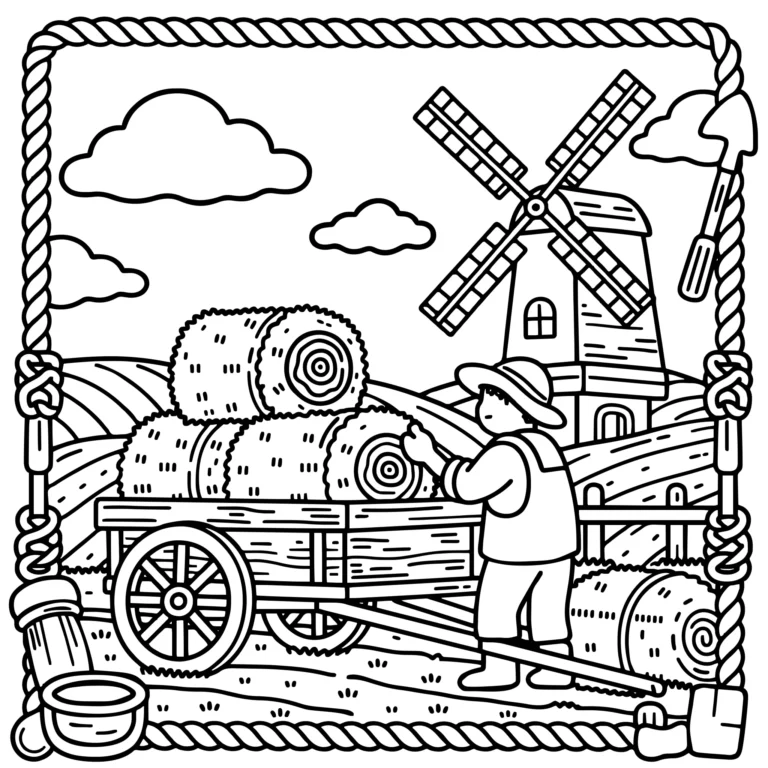 Hay Harvest Afternoon