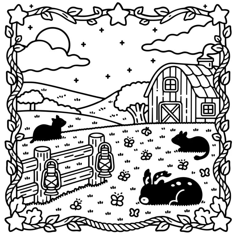 Lanterns Over Pasture