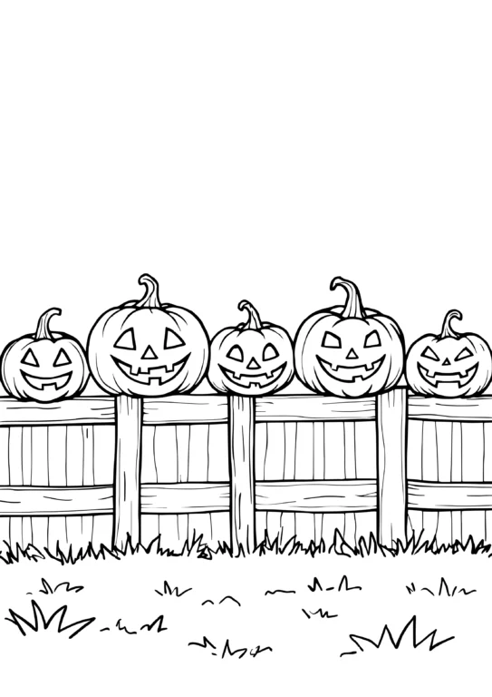 Fence of Pumpkins