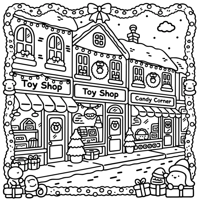 Christmas Village Street