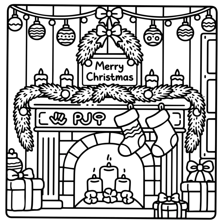 Classic Christmas Mantel