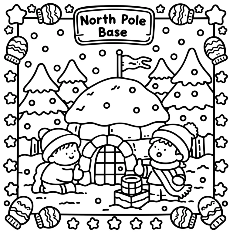 North Pole Snow Fort