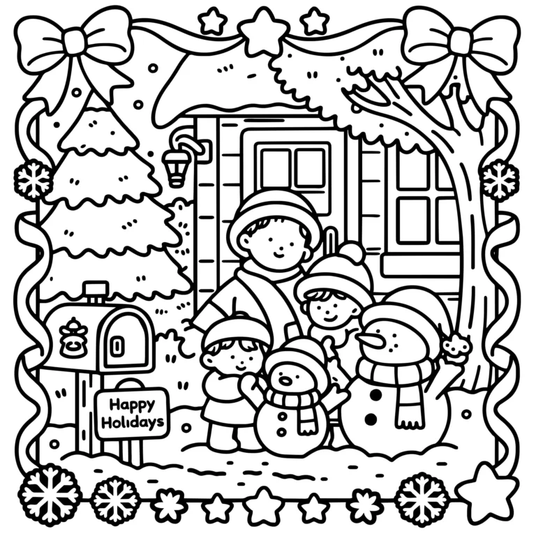 Happy Holidays Snowmen