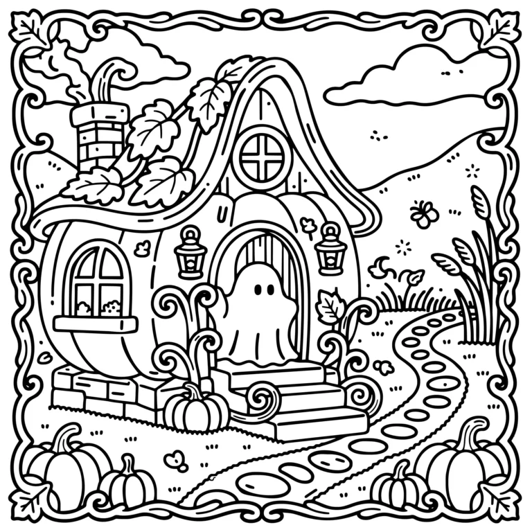 Lantern Pumpkin Cottage