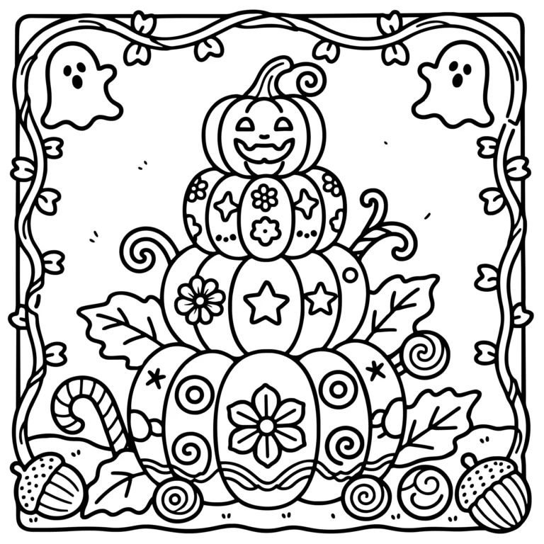 Pumpkin Tower of Patterns