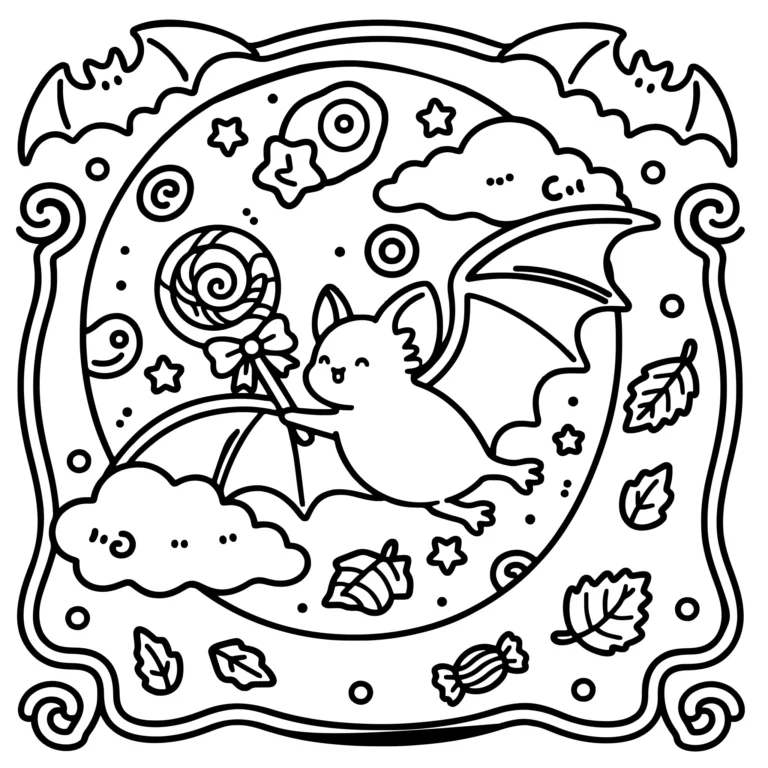 Flying Bat with Lollipop