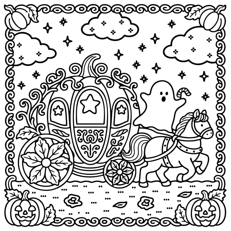 Ornate Pumpkin Carriage