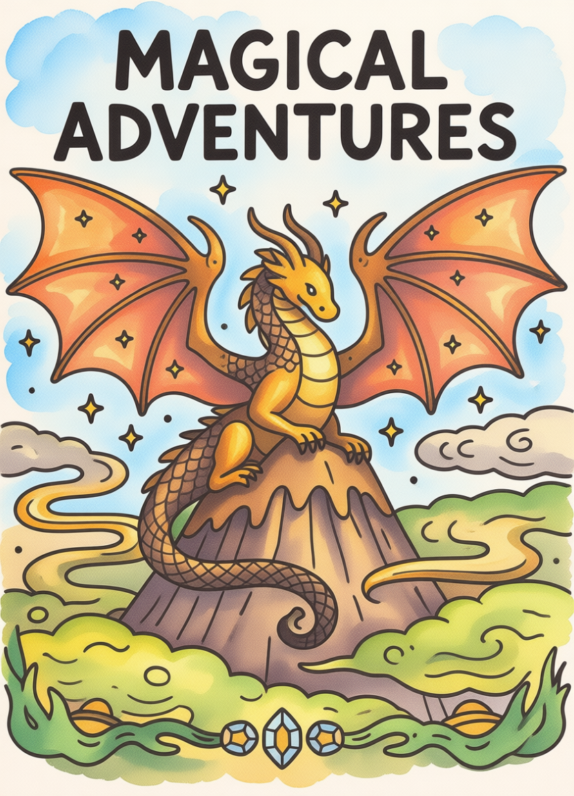 magical adventures coloring pages