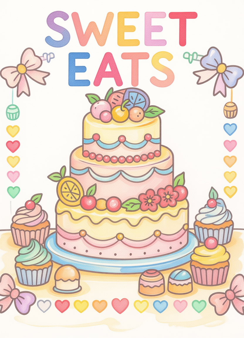 Sweet Eats coloring pages
