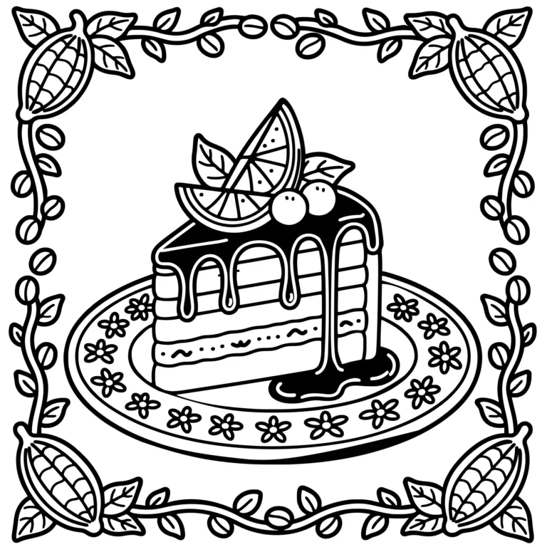 Chocolate Cake Slice