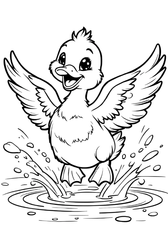 Flapping Duck