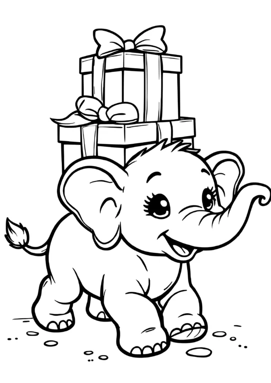 Gift Carrying Elephant