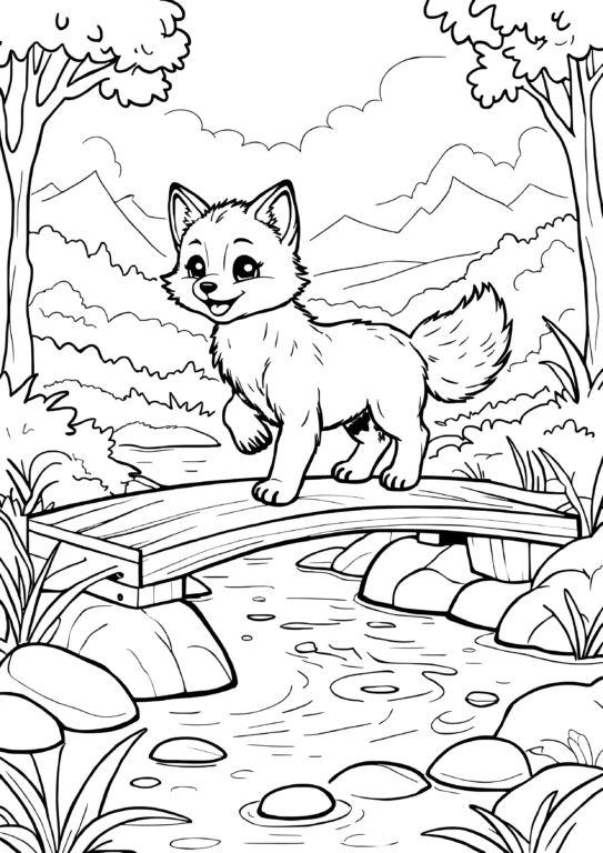 Bridge Crossing Fox