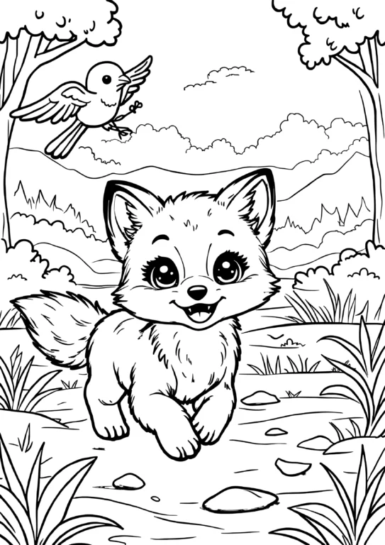 Fox and Bird Friends