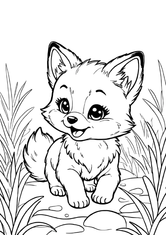 Curious Forest Fox