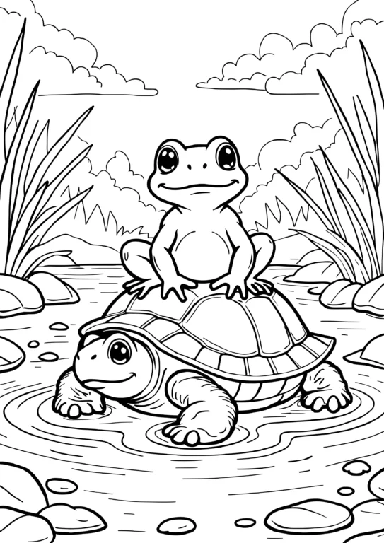 Frog and Turtle