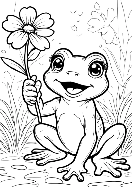 Flower Frog