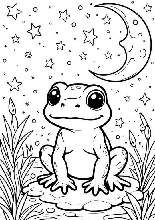 Dreamy Night Frog
