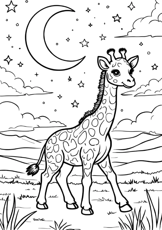 Night Sky Giraffe