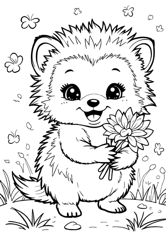 Flower Hedgehog