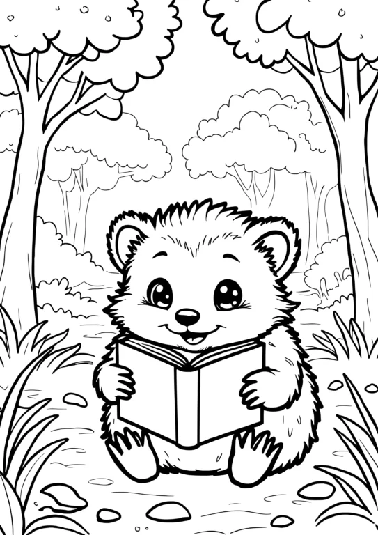 Reading Hedgehog