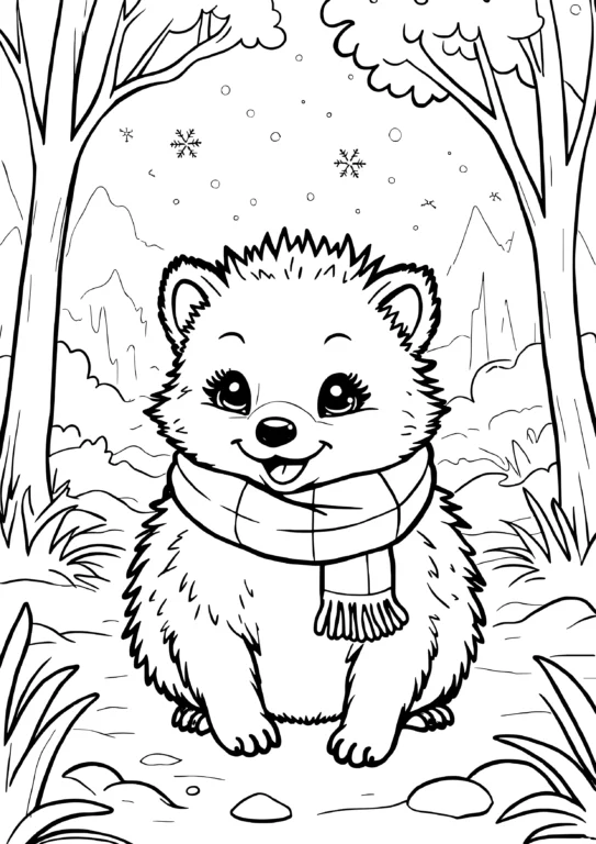 Winter Hedgehog