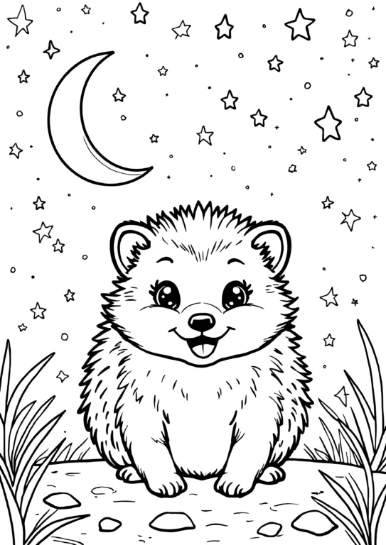 Starry Night Hedgehog