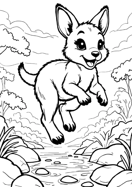 Jumping Kangaroo