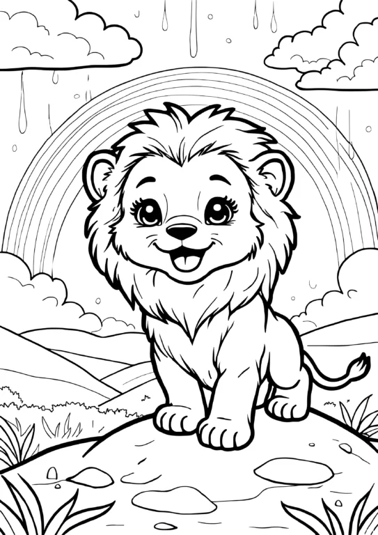 Rainbow Lion