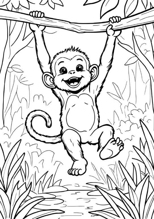 Swinging Jungle Monkey