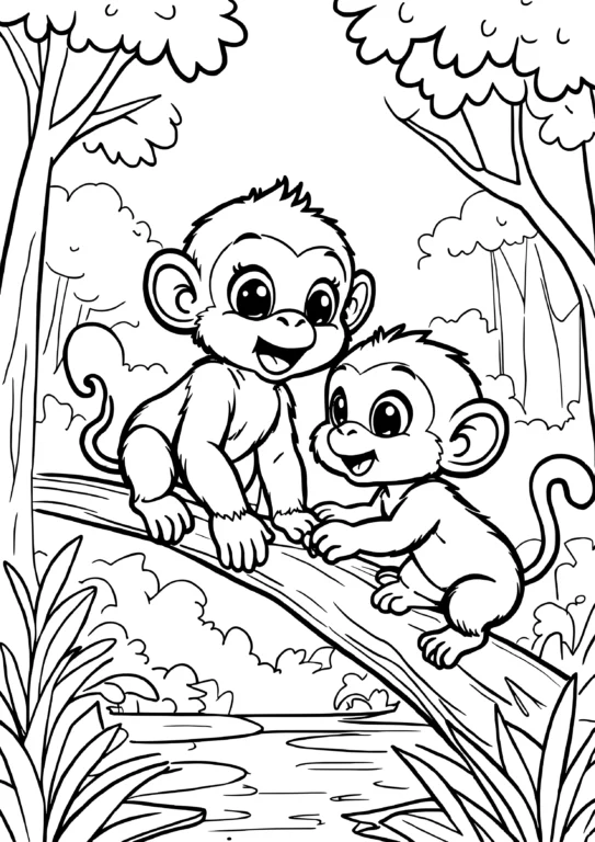 Playful Monkeys