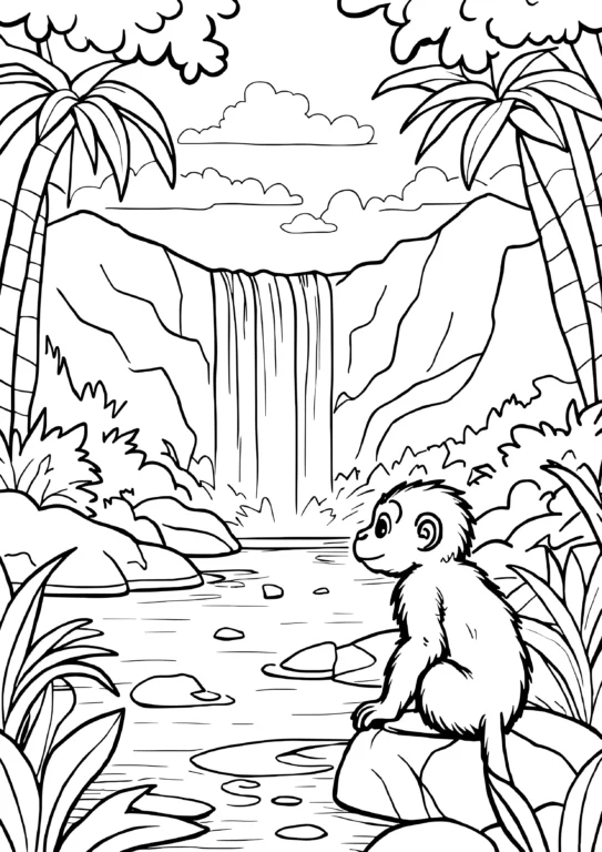 Waterfall Monkey