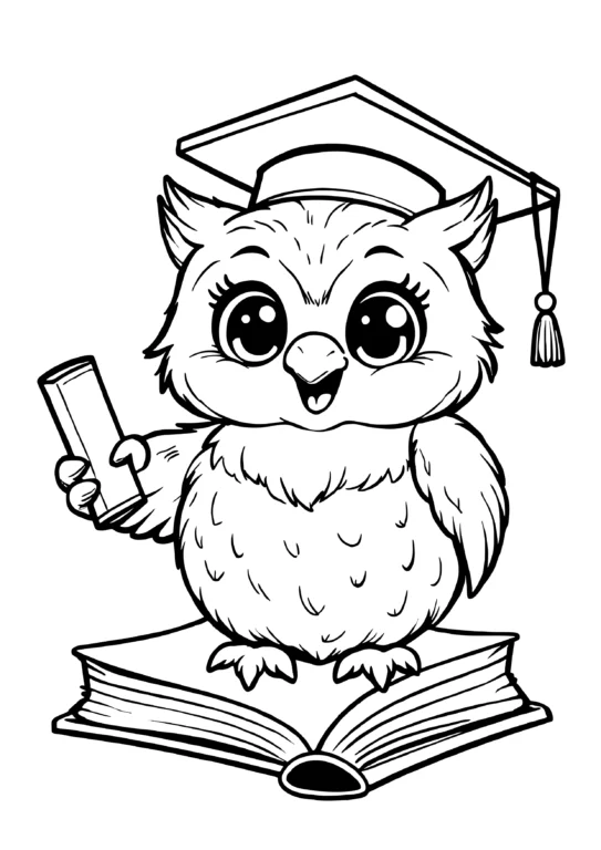 Wise Scholar Owl